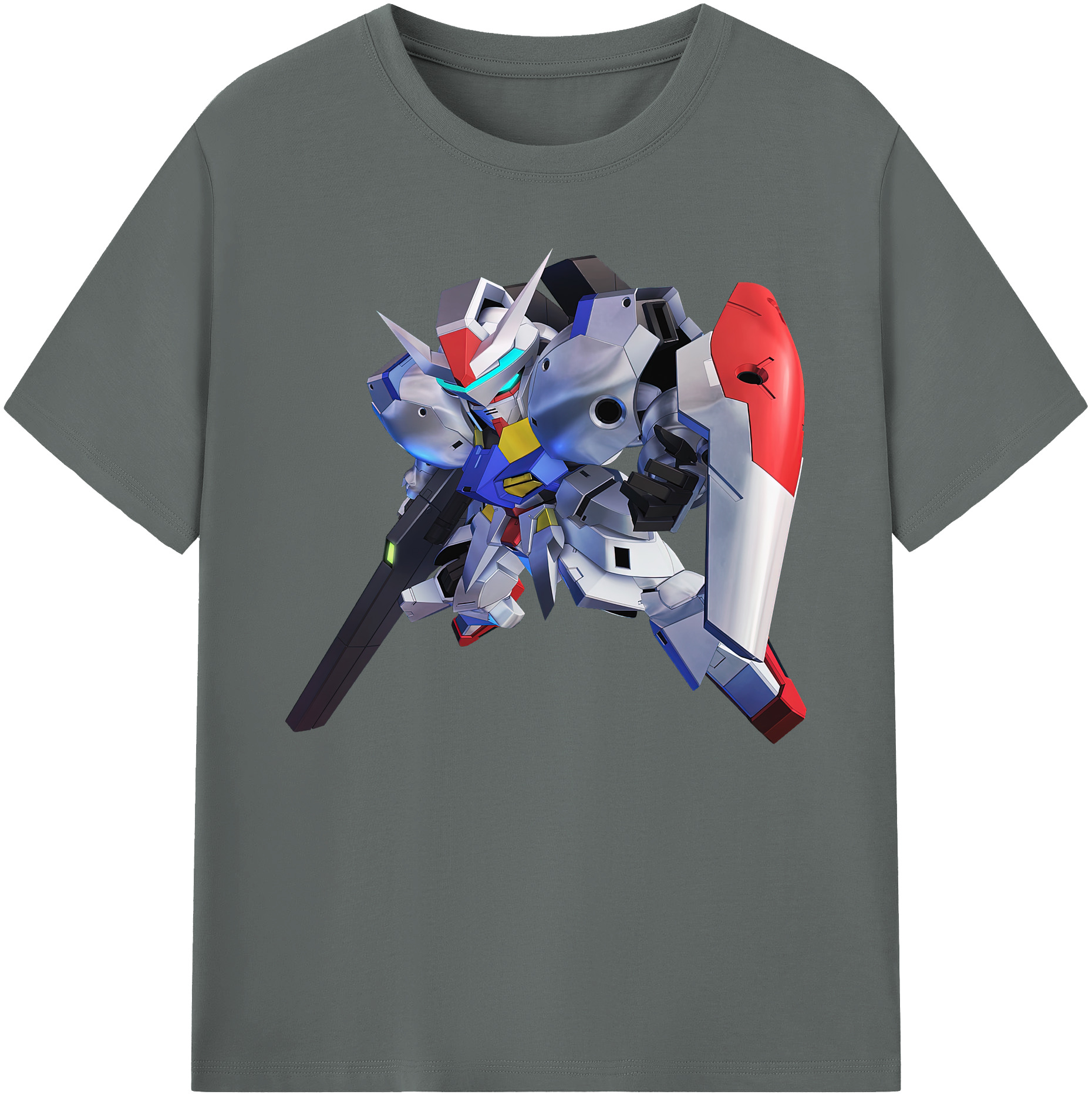 （画像用） 機動戦士ガンダム Mobile Suit Gundam 綿100％ メンズ半袖Tシャツ｜肌触りやわらか＆通気性